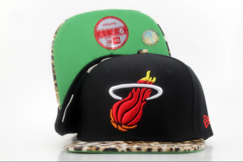 Miami Heat Snapback Hat QH 1